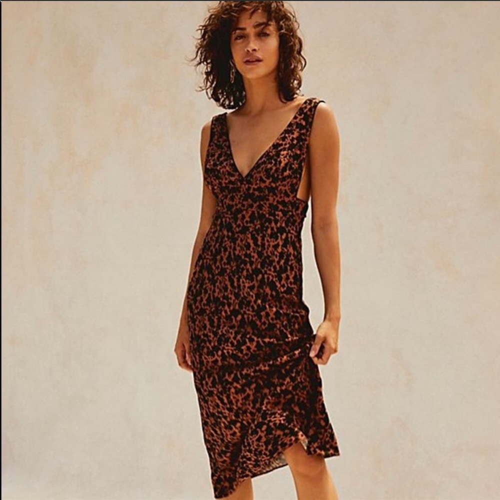 NWOT Free People Oh La La Midi Dress